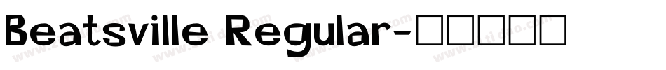 Beatsville Regular字体转换